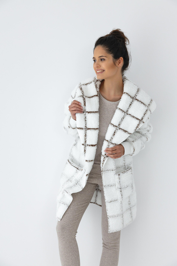 Sensis Delphine - Cardigan a righe bianche