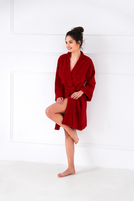 Vestaglia arrotolabile da donna Sensis - rosso