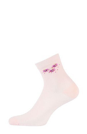Calze 244.59N, G44.59N Cottoline Spring fantasia Gatta - calze di cotone 708/C05 rosa