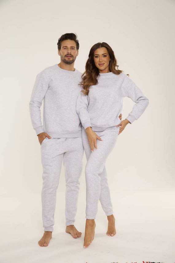 813 Indigo Tuta da uomo De Lafense - melange chiaro