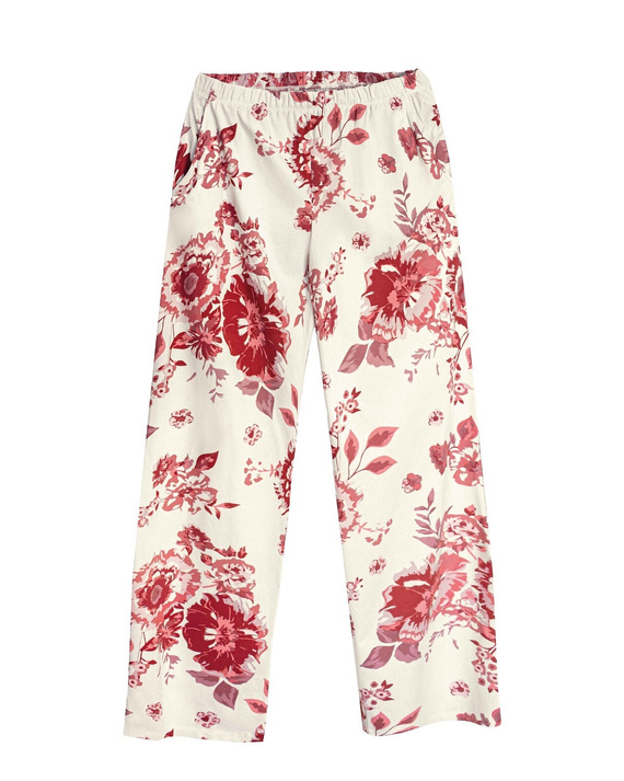 Pigiama donna Mefemi by Nipplex Elara PW83 in cotone con pantaloni lunghi rosa