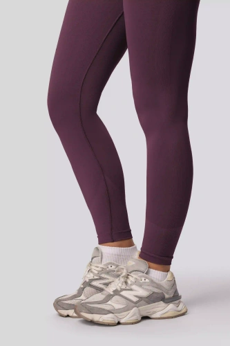 Leggings push-up Spaio PRO vita alta modellanti coprenti plum