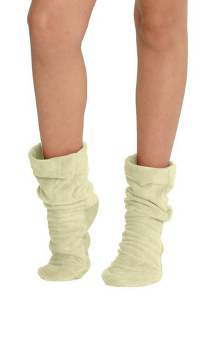 553/554 Calze da sonno Wellsoft Smooth De Lafense - ecrù