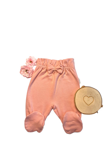 Mamatti PG15017 calzini a vita alta da bambina - rosa sporco, cotone