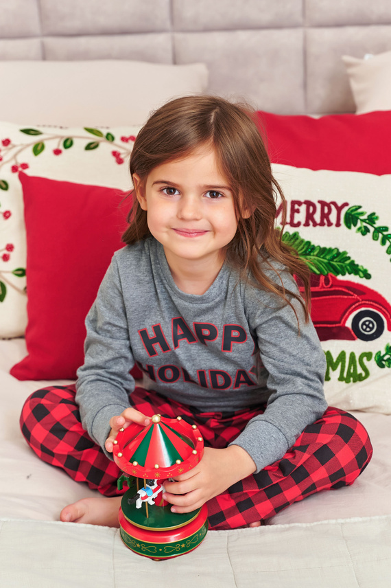 7345 Pigiama per bambini Grigio scuro Doctor Nap - 100% cotone