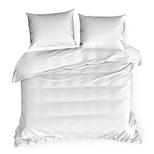 Biancheria da letto MI in microfibra Eurofirany morbida con cerniera 100% poliestere bianco