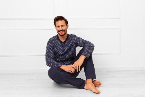 Pigiama da uomo Gerard Italian Fashion - cotone, manica lunga e pantaloni