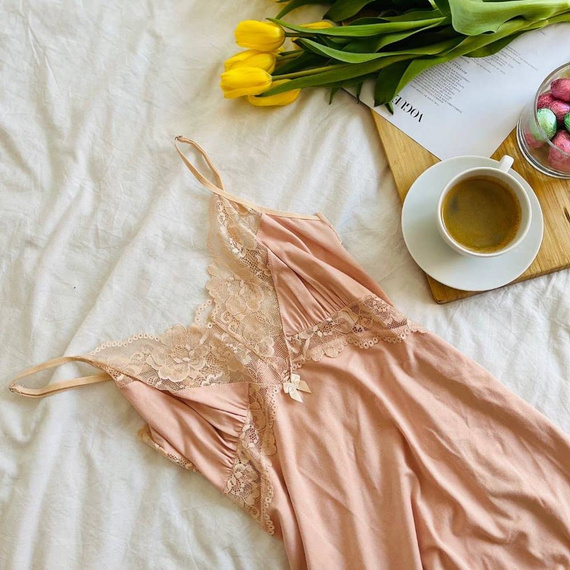 639 Camicia da notte Noela Forex - beige