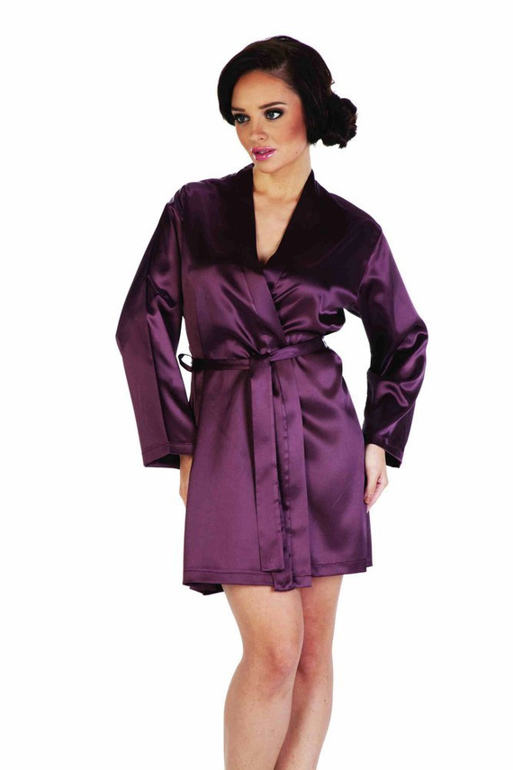 797 Vestaglia da donna Classic Forex - prugna/prugna