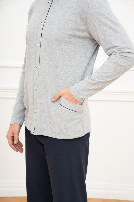 Alcest Uomo manica lunga, pantaloni lunghi Moda Italiana - blu navy