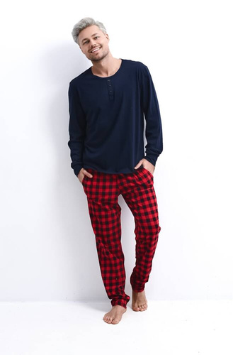 Sensis Louie Pigiama da uomo - blu navy