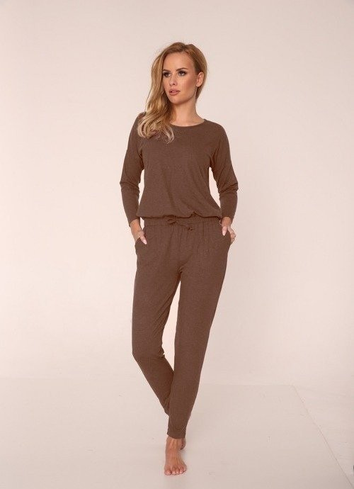 305 Tuta pigiama da donna Paula - Mocca