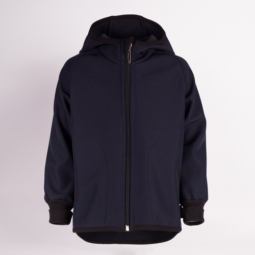 229004 Nicol Giacca softshell bambino con pile, cappuccio, riflettente - blu scuro