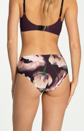 Slip Velvet Bloom Simple Classic Donna di Julimex - stampa floreale, senza cuciture