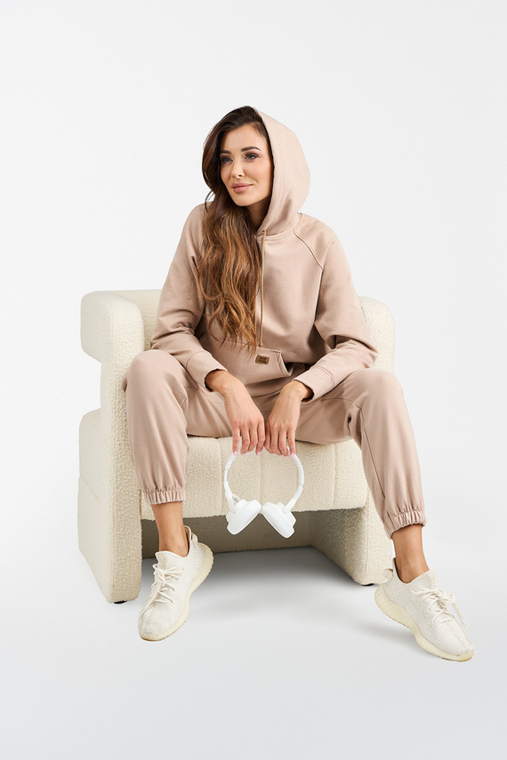 Viva Felpa da donna con cappuccio Moda - beige