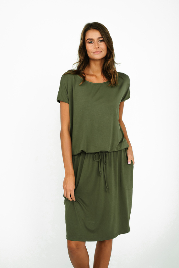 Abito Paramo Donna Moda Italiana - kaki