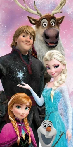 L'Era Glaciale Frozen telo mare in cotone Disney Kids25 | Per bambini | Per la spiaggia e la piscina Jerry Jabrics
