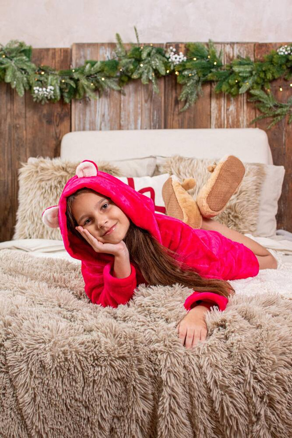 730 Accappatoio per bambini Serena Forex - lampone