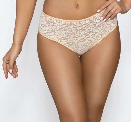 Sylvie mutandine a vita alta da donna PariPari - beige