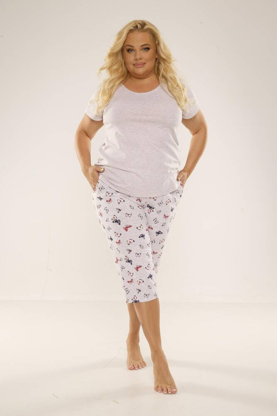 483 Pigiama donna Mariposa Forex - beige melange