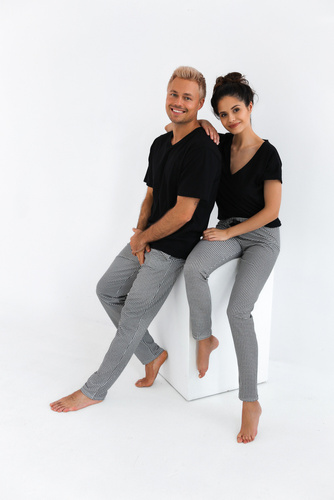 Pedro Pigiama da uomo Sensis - nero