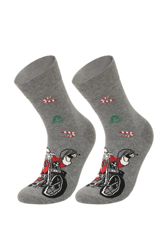 Calze uomo Moraj CMLS700-007 rosse in cotone con motivo biscotti in scatola