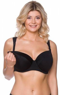 3139 Reggiseno per allattamento Lupoline - nero