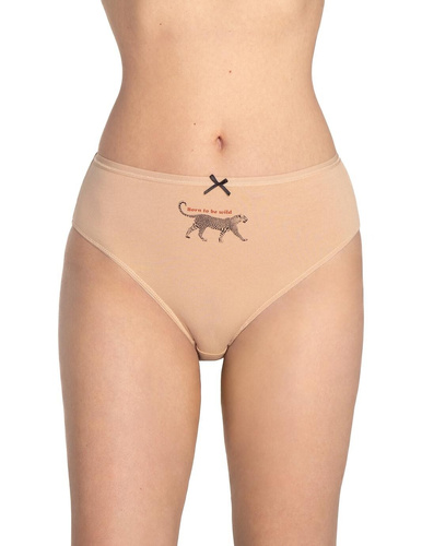 L-127BI-32 Mutandine Lama da donna 3 pezzi, cotone, taglio classico