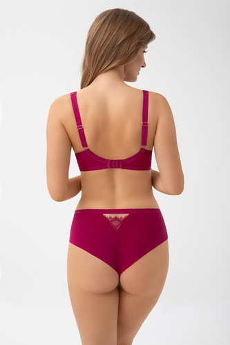 Slip brasiliano B006 Dayana Gorsenia rosa tulle e pizzo