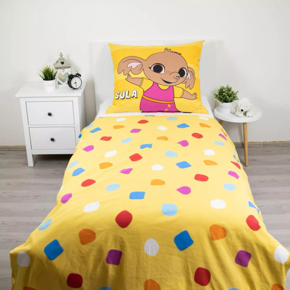 Biancheria Bing Coniglietto e Sula 140x200 cotone Jerry Fabrics