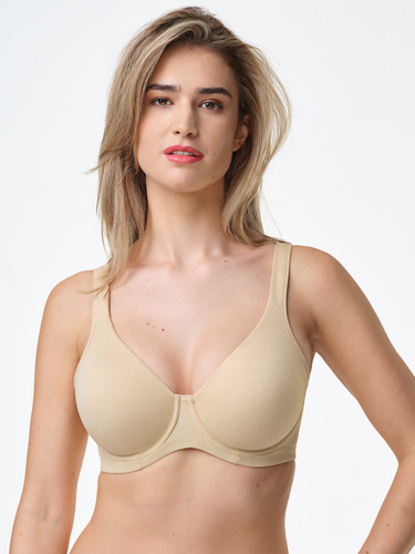 393 - reggiseno morbido, elegante e confortevole Spiman beige