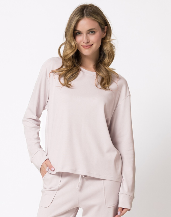 Pigiama donna 1814 Yoko Leveza 100% cotone homewear lilla