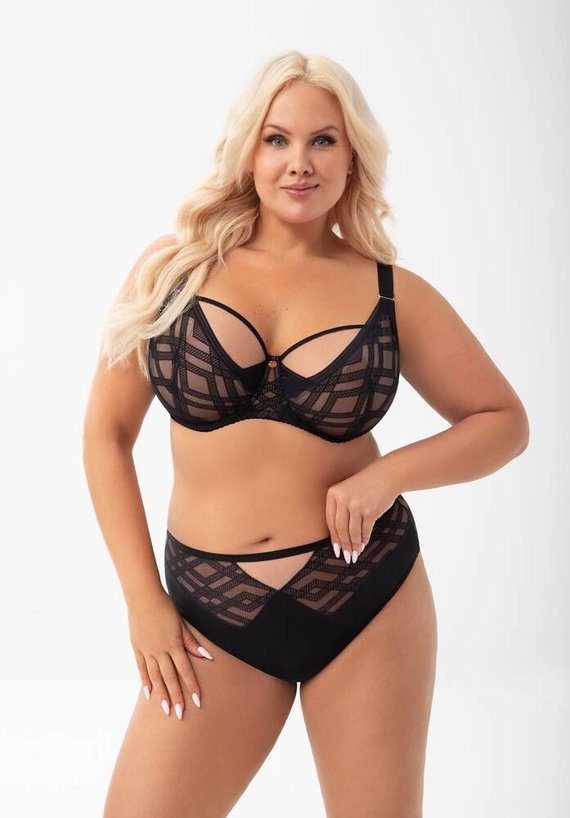 Gorsenia K 897 Estelle Reggiseno nero morbido