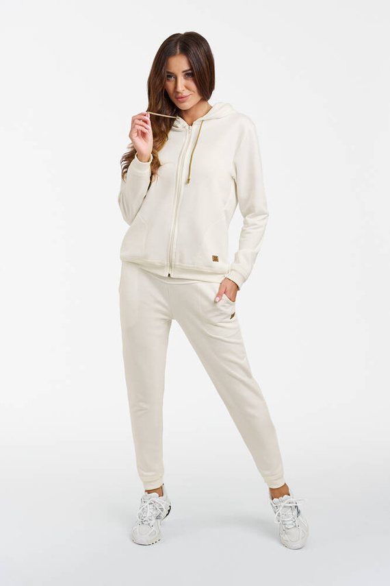 Camicetta Roma con cappuccio Moda italiana - ecrù