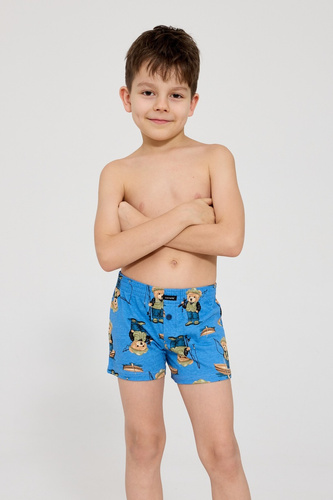 Boxer bambino Cornette 714/07 715/07 100% cotone con bottone