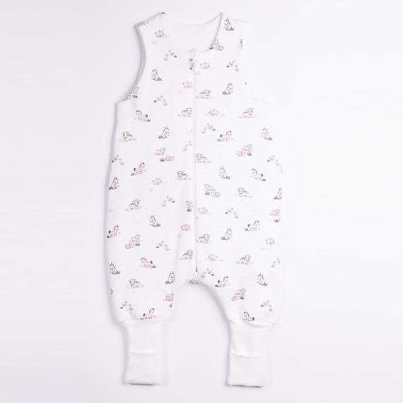 228044 Nicol FARMA Sacco nanna con gambali 1,5 TOG cotone animali
