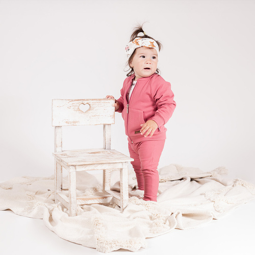 216272 Felpa Lala Nicol - felpa con zip rosa per bambini, taglia 62-146