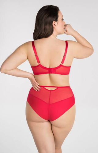 Gorsenia K 829 Mutandine da donna Crazy Heart - rosso