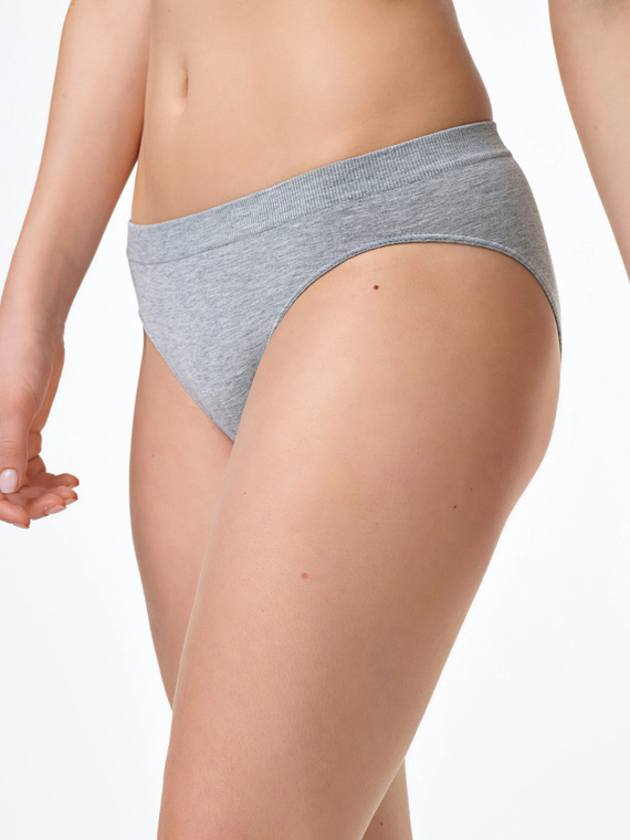 Spiman LIGHT Melange Slip Midi in Bambù Vita Bassa Traspiranti e Morbidi