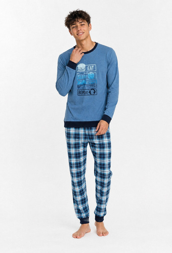 Cornette Player 967/59 pigiama per adolescente – cotone, pantaloni lunghi