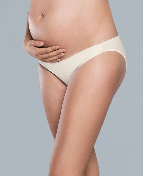 Lux mini mutandine da gravidanza Moda italiana - nudo/polvere