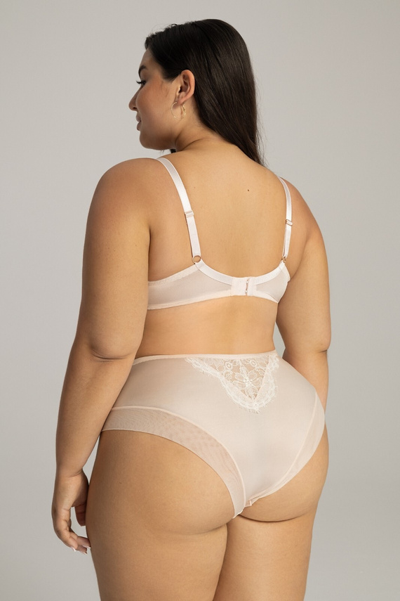 2147 AVA Marshmallow mutandine da donna - rosa, pizzo, taglio comodo