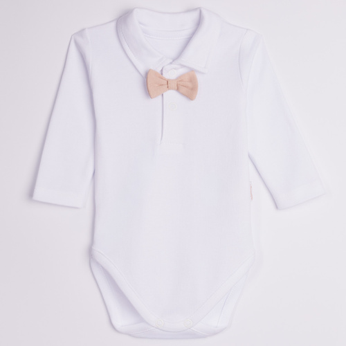 Komplet do Chrztu Nicol 169397 4 pezzi Body Papillon Felpa Pantaloni Cappello