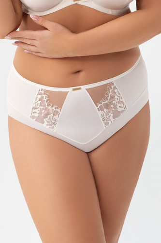 Fichi K 938 Evia Gorsenia crema - mutandine eleganti con ricamo per un set