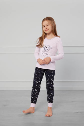 Libra Pigiama da bambina Moda italiana - rosa/stampa