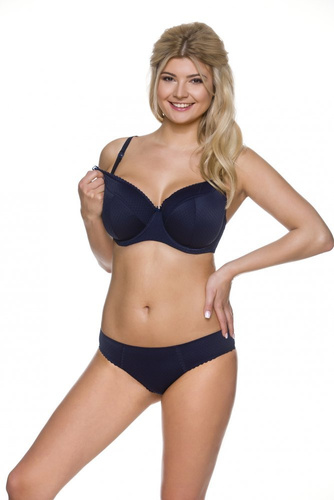 1381 Reggiseno per allattamento BIG per seni grandi Lupoline - blu marino