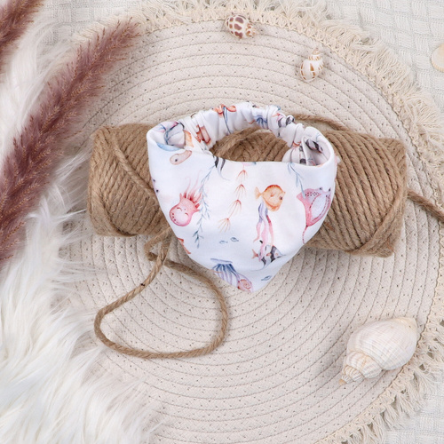 ABN-5492 Fascia per bambini del mondo sommerso Nini- cotone organico, morbida, elastica