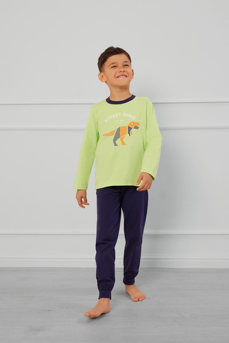 Pigiama Rex Boys Italian Fashion - verde lime/verde