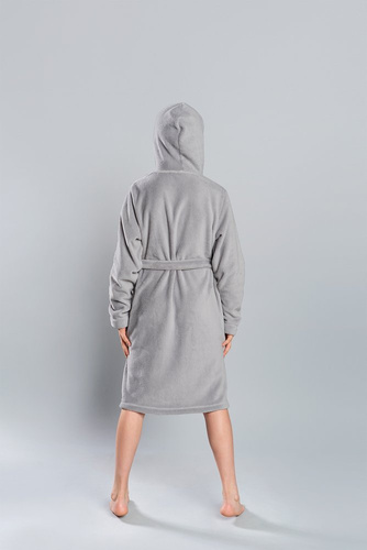 Mimas Accappatoio per bambini Moda Italiana - grigio