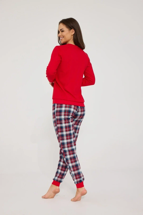 Cornette Family 671/480 pigiama donna natalizia con orsetto 100% cotone
